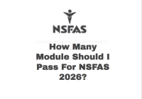 How Many Module Should I Pass For NSFAS 2026?