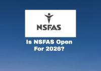 Is NSFAS Open For 2026?