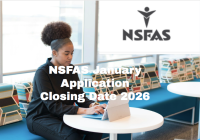 NSFAS January Application Closing Date 2026