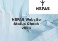 NSFAS Website Status Check 2026