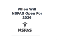 When Will NSFAS Open For 2026