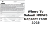 Where To Submit NSFAS Consent Form 2026