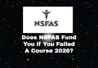 Does NSFAS Fund You if You Failed A Course 2026?