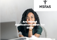 Are NSFAS Applications Open For 2026