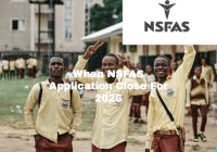 When NSFAS Application Close For 2026